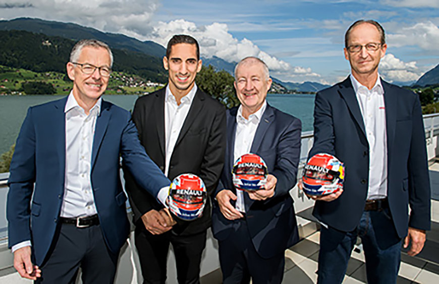Swiss racer Sébastien Buemi is now a member of the maxon family